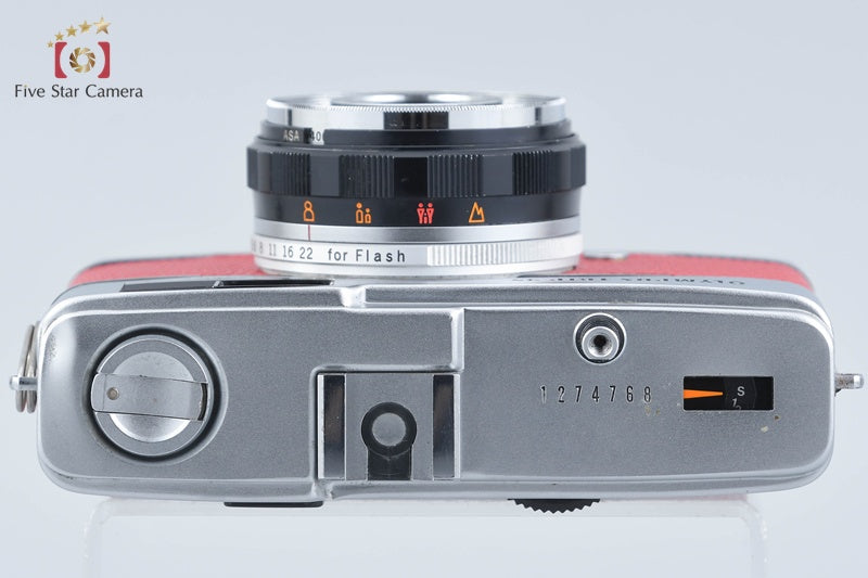 Olympus TRIP 35 Red 35mm Point & Shoot Film Camera
