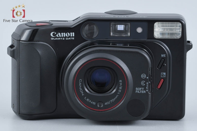 Canon Autoboy Tele Quartz Date 35mm Point & Shoot Film Camera