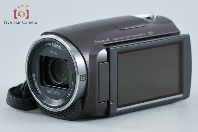 Sony Handycam HDR-CX670 Bordeaux Brown Digital HD Camcorder [Multiple Languages]