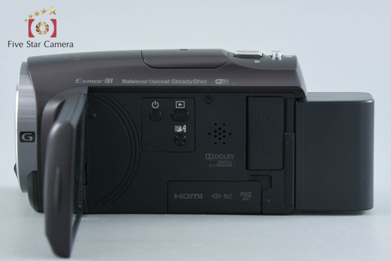 Sony Handycam HDR-CX670 Bordeaux Brown Digital HD Camcorder [Multiple Languages]