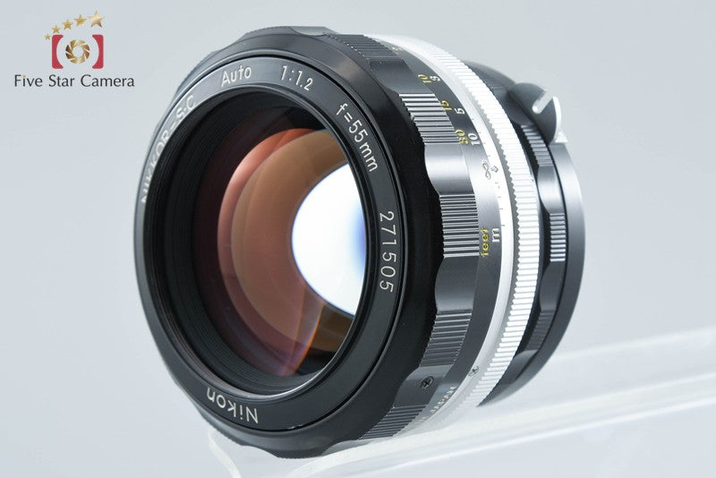 Nikon NIKKOR-S.C Auto 55mm f/1.2 Non Ai Lens