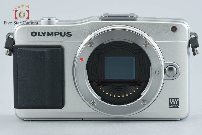 "Count 471" Olympus PEN mini E-PM2 Silver 16.5 MP 14-42 40-150 Lenses