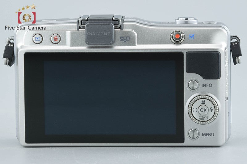 "Count 471" Olympus PEN mini E-PM2 Silver 16.5 MP 14-42 40-150 Lenses