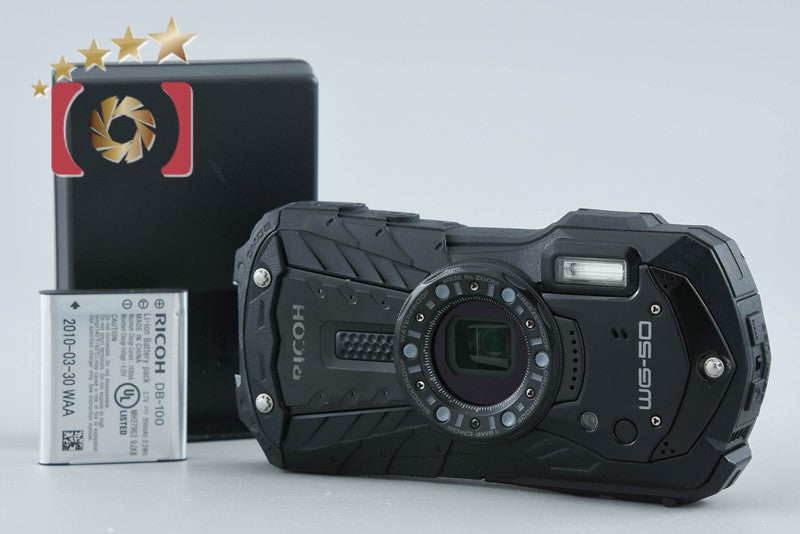 "Shutter count 2,757" Ricoh Pentax WG-50 Black 16.0 MP Waterproof Action Camera