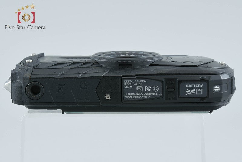"Shutter count 2,757" Ricoh Pentax WG-50 Black 16.0 MP Waterproof Action Camera