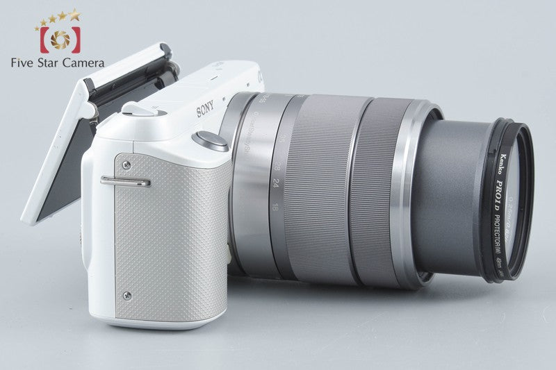"Count 2,777" Sony Alpha NEX-F3 White 16.1MP 18-55 Lens [Japanese Language Only]