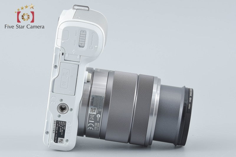 "Count 2,777" Sony Alpha NEX-F3 White 16.1MP 18-55 Lens [Japanese Language Only]