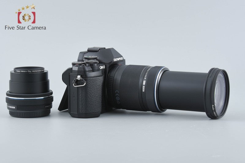 "Count 302" Olympus OM-D E-M10 Mark III Black 16.1 MP 14-42 40-150 EZ Lenses