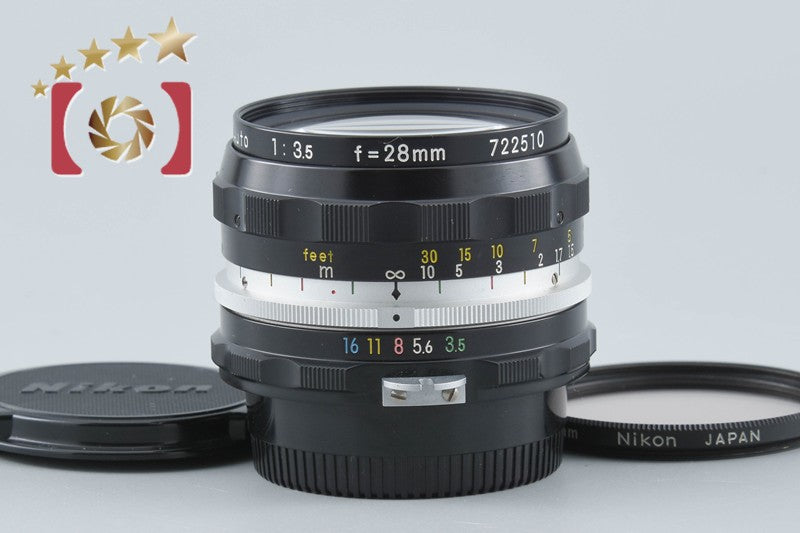 Nikon NIKKOR-H Auto 28mm f/3.5 Non Ai Lens