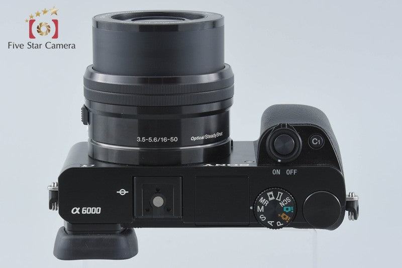 Sony Alpha α6000 ILCE-6000 Black 24.3 MP 16-50 Lens [Multiple Languages]
