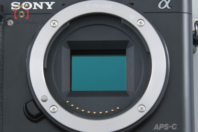 Sony Alpha α6000 ILCE-6000 Black 24.3 MP 16-50 Lens [Multiple Languages]