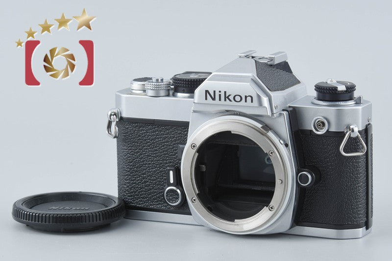 Nikon FM Silver Early Model 35mm SLR Film Camera Body