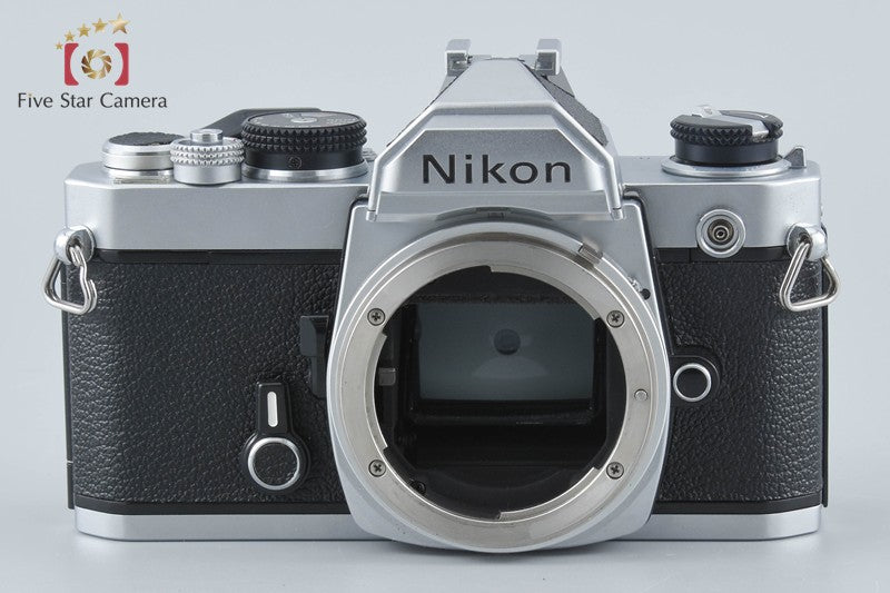 Nikon FM Silver Early Model 35mm SLR Film Camera Body