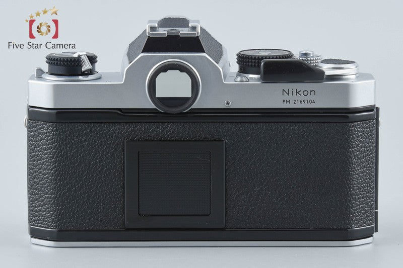Nikon FM Silver Early Model 35mm SLR Film Camera Body