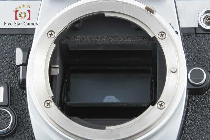 Nikon FM Silver Early Model 35mm SLR Film Camera Body