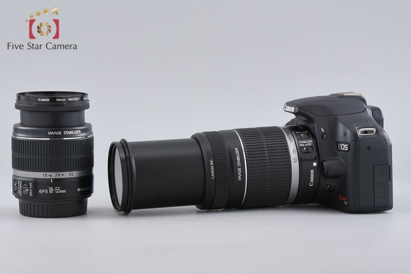 Canon EOS Kiss X3 / Rebel T1i / 500D 15.1 MP DSLR EF-S 18-55 55-250 Lenses