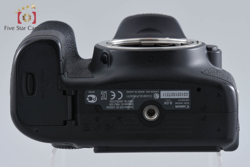 Canon EOS 70D 20.2 MP Digital SLR Camera Body