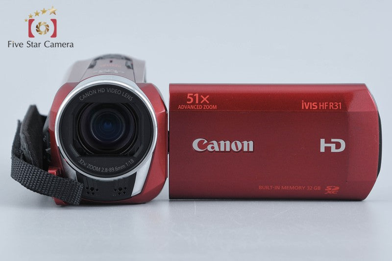 Canon iVIS HF R31 Red Full HD Digital Camcorder