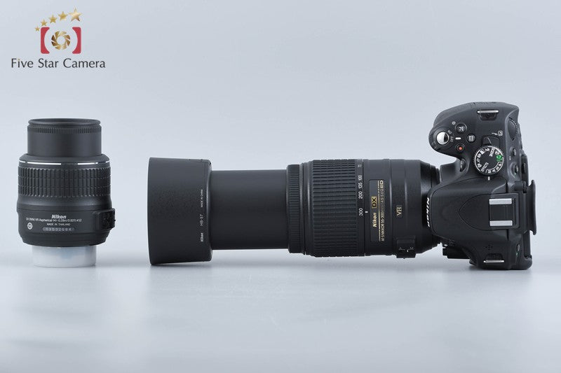 "Count 1,395" Nikon D5100 16.2 MP SLR Digital Camera 18-55 55-300 Lenses