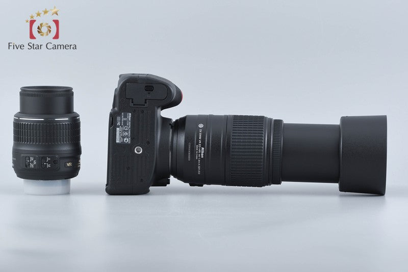 "Count 1,395" Nikon D5100 16.2 MP SLR Digital Camera 18-55 55-300 Lenses