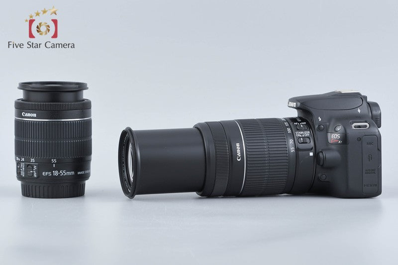 Canon EOS Kiss X7 / Rebel SL1 / 100D 18.0 MP 18-55 55-250 Lenses
