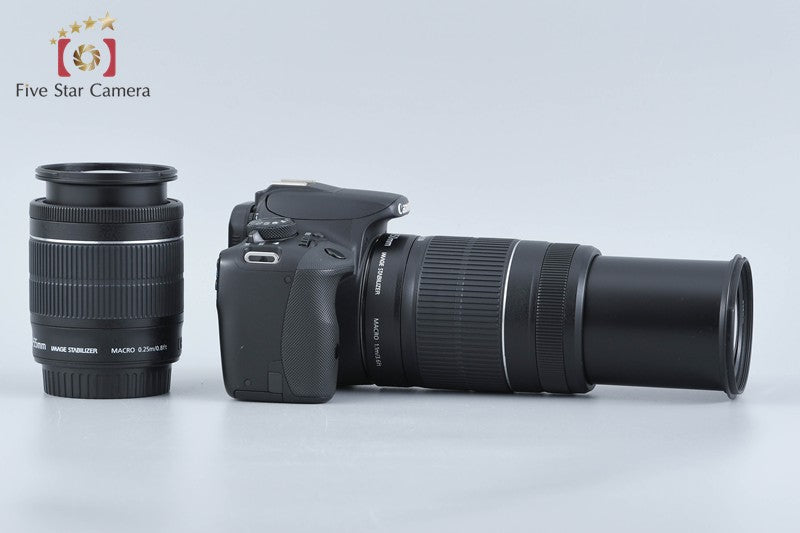Canon EOS Kiss X7 / Rebel SL1 / 100D 18.0 MP 18-55 55-250 Lenses