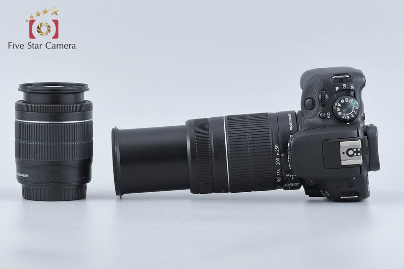 Canon EOS Kiss X7 / Rebel SL1 / 100D 18.0 MP 18-55 55-250 Lenses
