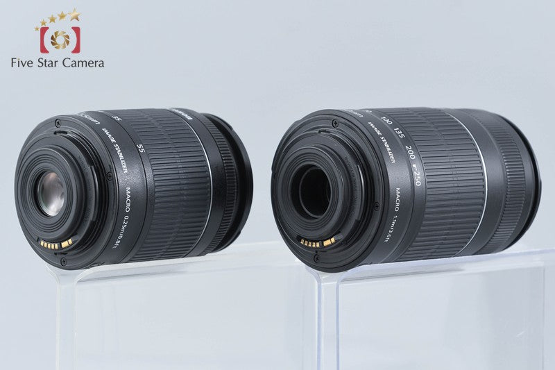 Canon EOS Kiss X7 / Rebel SL1 / 100D 18.0 MP 18-55 55-250 Lenses