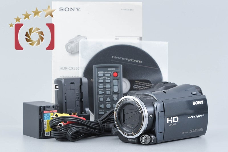 Sony Handycam HDR-XR550V Digital HD Camcorder [Japanese Language Only]