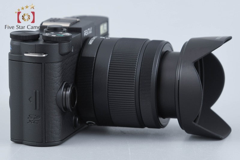 "Count 283" PENTAX Q-S1 Black 12.4 MP Digital Mirrorless Camera 5-15 Lens w/ Box