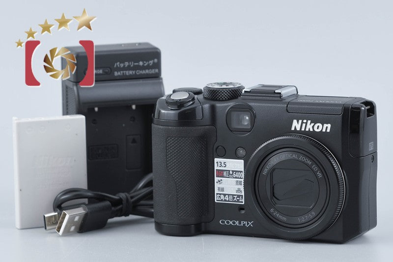 Nikon COOLPIX P6000 Black 13.5 MP Digital Camera