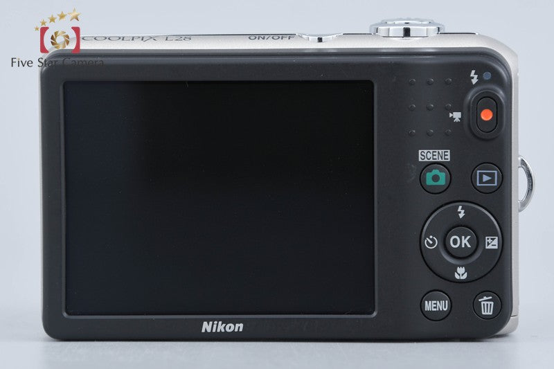 Nikon COOLPIX L28 Silver 20.1 MP Digital Camera