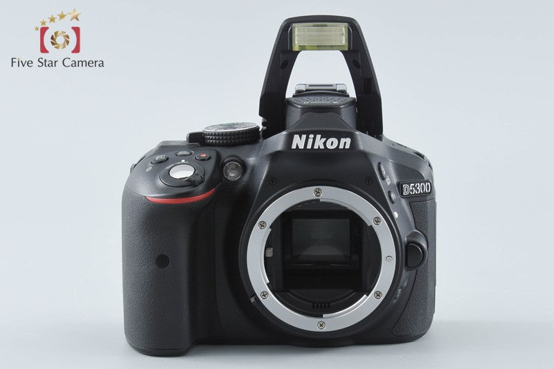 "Count 4,332" Nikon D5300 Black 24.2 MP DSLR Camera AF-P 18-55 VR Lens