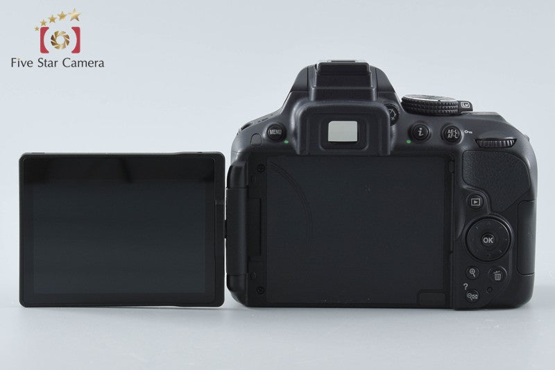 "Count 4,332" Nikon D5300 Black 24.2 MP DSLR Camera AF-P 18-55 VR Lens