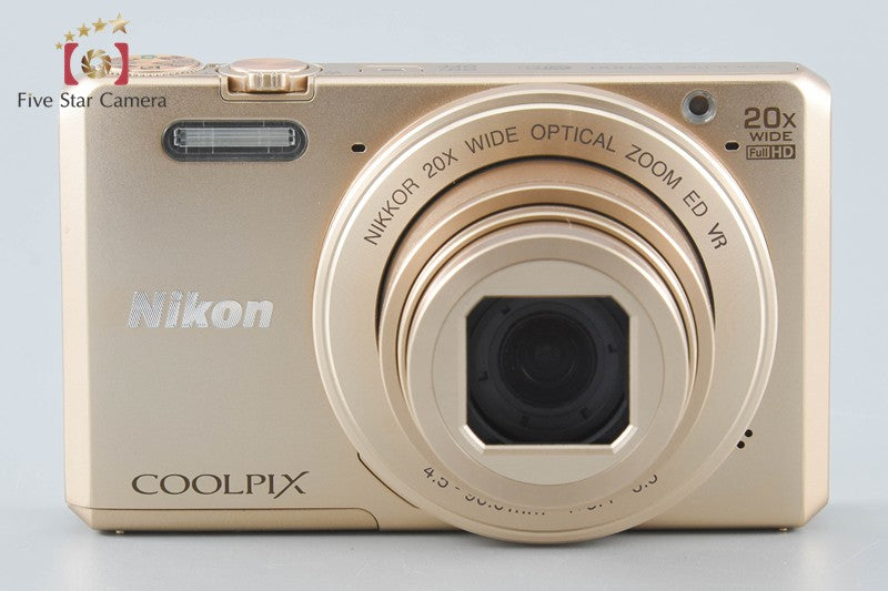 Nikon COOLPIX S7000 Gold 16.0 MP Digital Camera w/ Box