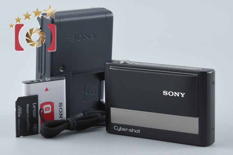 SONY Cyber-shot DSC-T20 Black 8.1 MP Digital Camera [Japanese Language Only]