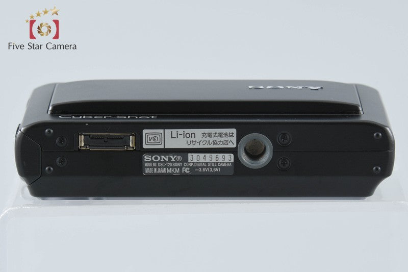 SONY Cyber-shot DSC-T20 Black 8.1 MP Digital Camera [Japanese Language Only]