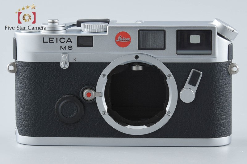 Leica M6 Chrome 35mm Rangefinder Film Camera Body