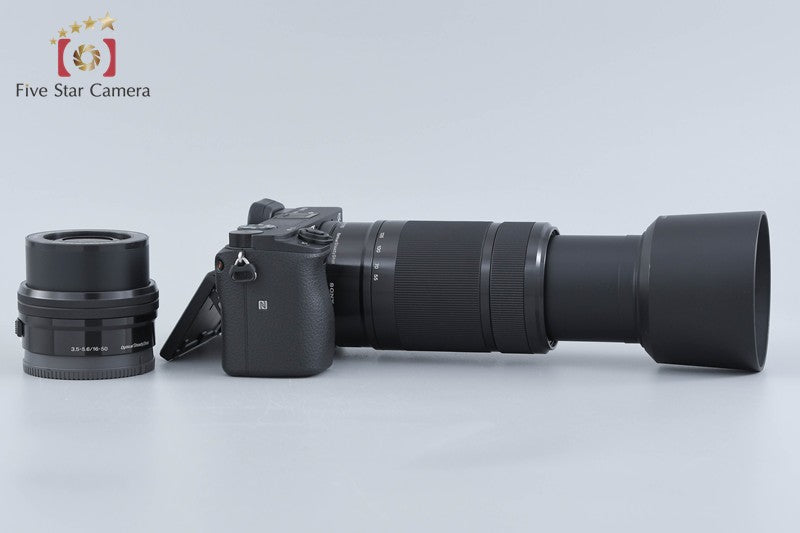 Sony α6400 ILCE-6400 Black 24.2 MP 16-50 55-210 Lenses [Japanese Language Only]
