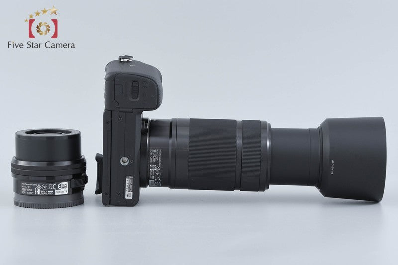 Sony α6400 ILCE-6400 Black 24.2 MP 16-50 55-210 Lenses [Japanese Language Only]