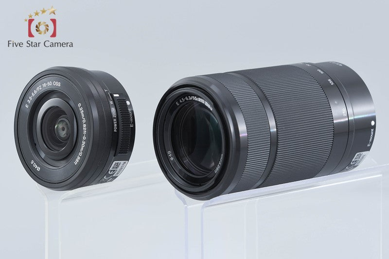 Sony α6400 ILCE-6400 Black 24.2 MP 16-50 55-210 Lenses [Japanese Language Only]