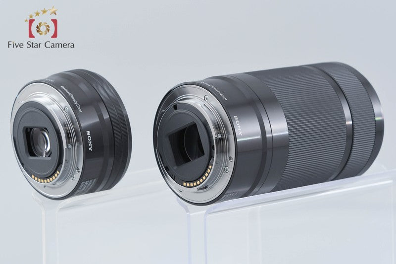 Sony α6400 ILCE-6400 Black 24.2 MP 16-50 55-210 Lenses [Japanese Language Only]