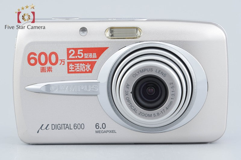 Olympus μ DIGITAL 600 Silver 6.0 MP Digital Camera
