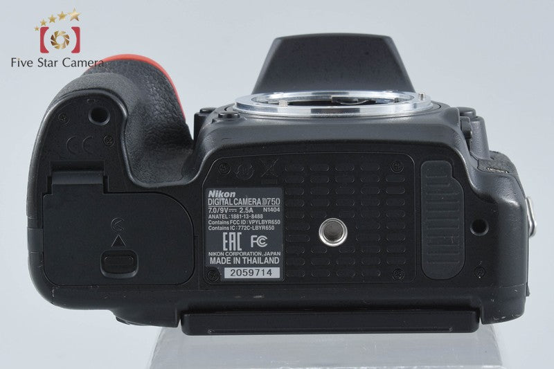 Nikon D750 24.3 MP Full Frame Digital SLR Camera Body from Japan