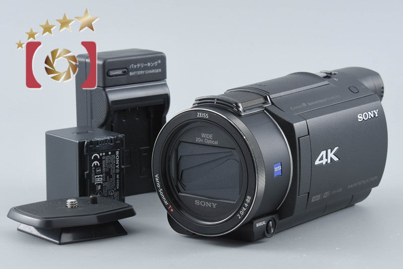 SONY HANDYCAM FDR-AX60 4K Digital Camcorder [Japanese Language Only]