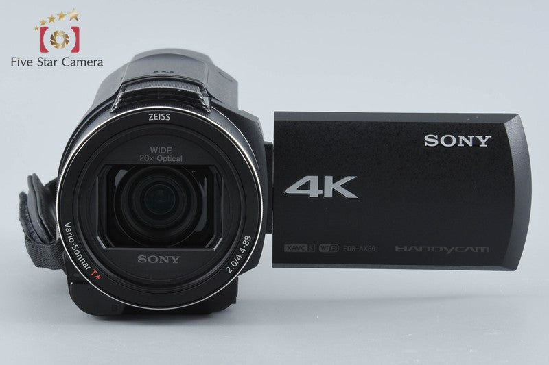 SONY HANDYCAM FDR-AX60 4K Digital Camcorder [Japanese Language Only] from Japan