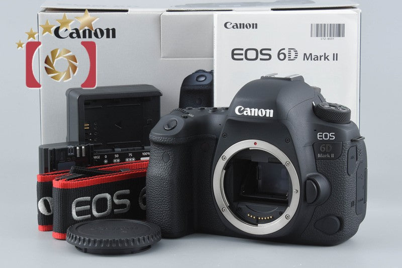 "Count 1,644" Canon EOS 6D Mark II 26.2 MP Full Frame Digital SLR Camera w/ Box