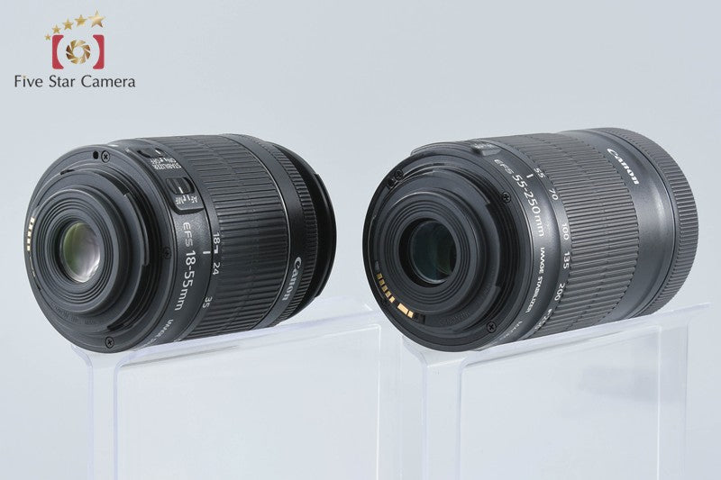 Canon EOS 8000D / Rebel T6s / 760D 24.2 MP DSLR 18-55 55-250 Lenses