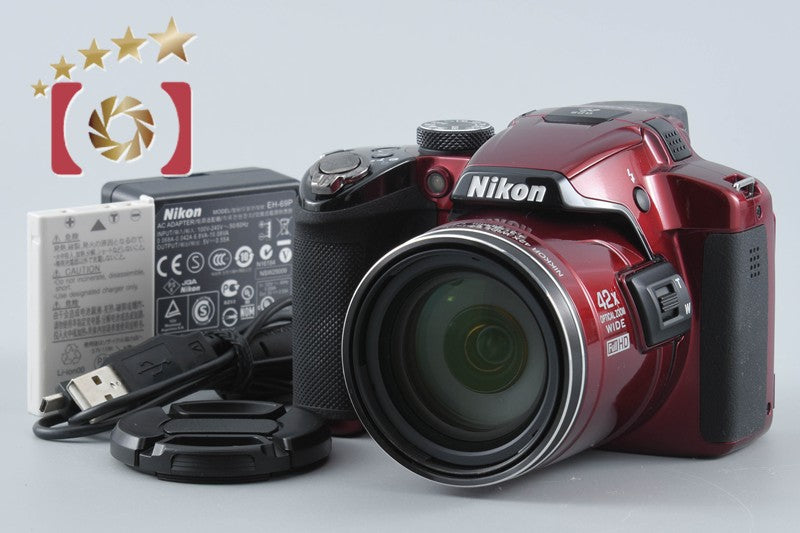 Nikon COOLPIX P510 Red 16.1 MP Digital Camera