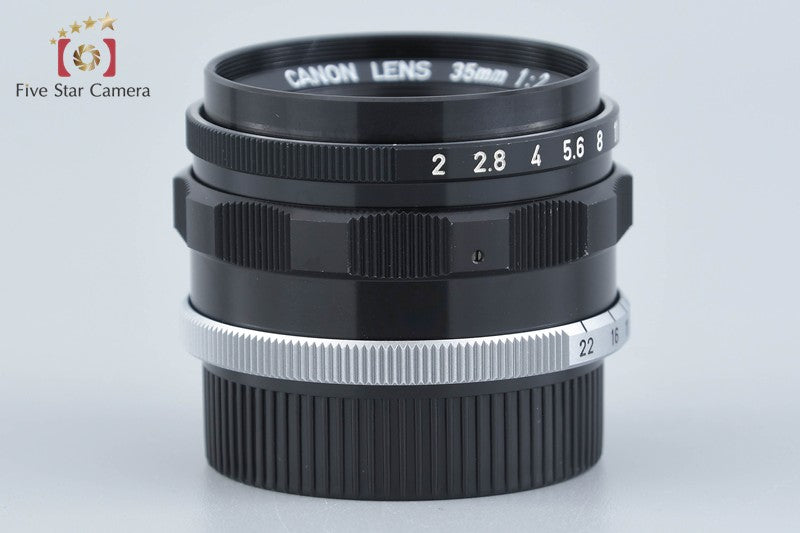 Canon 35mm f/2 L39 LTM Leica Thread Mount Lens